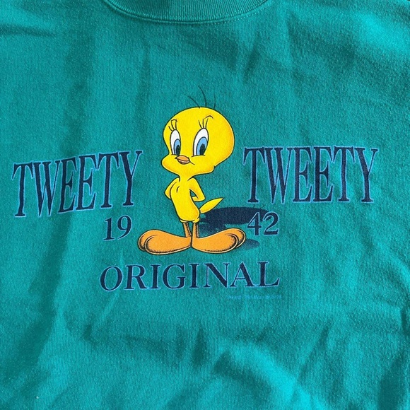 90s LONEY TUNES SWEATSHIRT - Picture 2 of 3